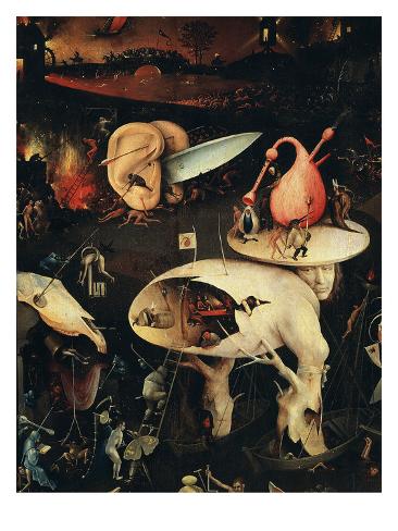 Hell, Right,Hand Panel of the Garden of Earthly Delights, C. 1503,04 Triptych (Detail)